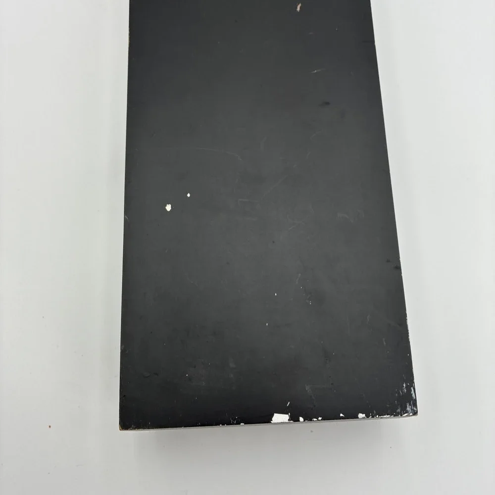 Vintage Wooden Wall Mail Organizer Letter Holder Black with Fruit Ceramic Tiles